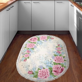 Conceptum Mu174 - Powder (Oval) Alfombra de Poliamida 120 x 180 cm